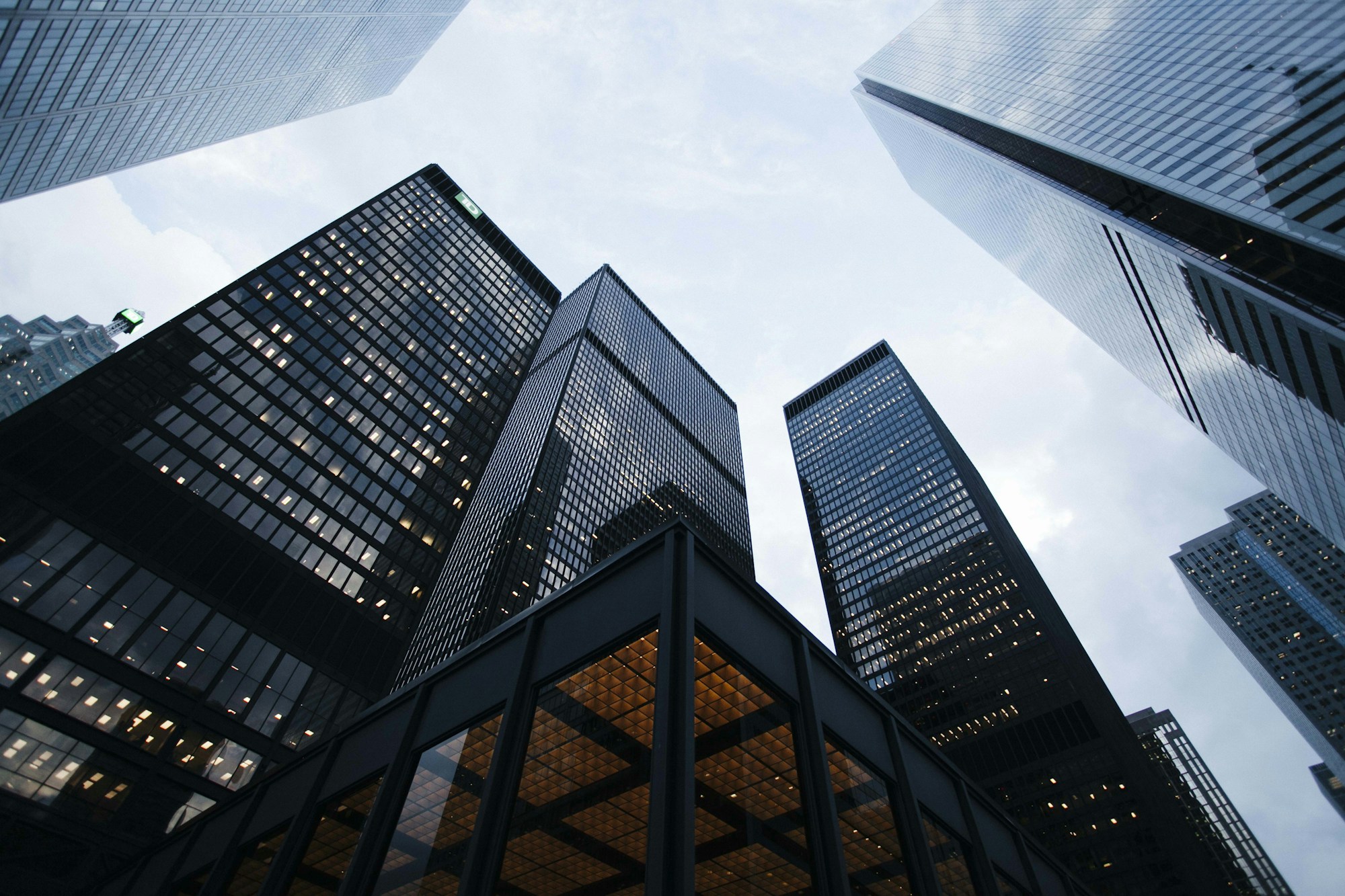 City skyline representing global trade connections